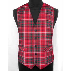 Waistcoat, Tartan Vest, Wool, Grant Tartan
